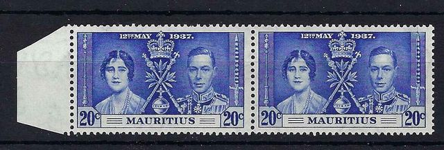 Image of Mauritius SG 251/251a UMM British Commonwealth Stamp